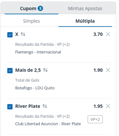 Aposta Múltipla Sportingbet